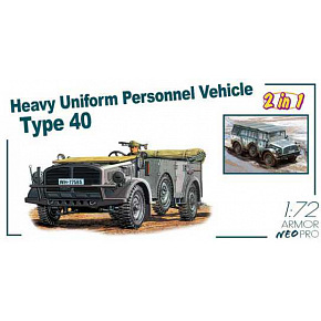 Dragon Model Kit military 7379 - HEAVY PERSONNEL VEHICLE TYPE 40 (1:72)