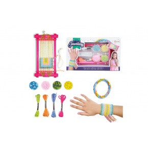 Teddies Kreatívna sada vytvor si náramok s korálkami v krabičke 25x15x3cm