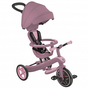 GLOBBER Tříkolka EXPLORER TRIKE 4v1 ECOLOGIC, berry