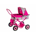 Teddies Puppenwagen Ewa tief 35x54x53cm für Puppen, sortiert in 4 Farben