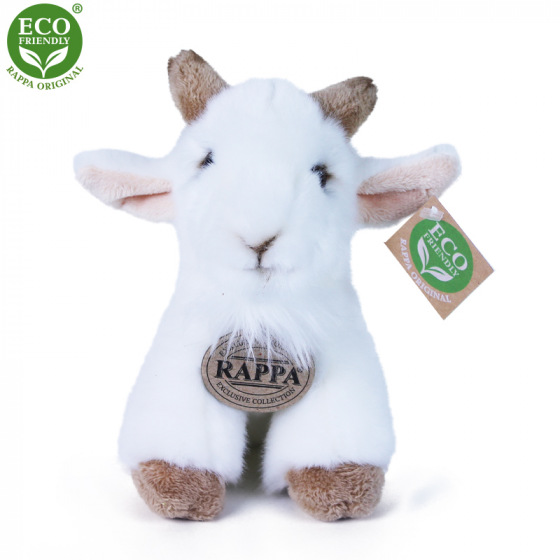 Rappa Plüschziege sitzend 16 cm ECO-FRIENDLY