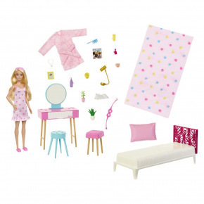 Mattel Barbie sypialnia z lalką