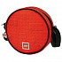 Meccano LEGO Brick Dots Red - kulatá crossbody taška