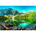 Puzzle Meerauge, Tatra, Polen 85x58cm 1500 Teile in einer Schachtel 40x27x6cm