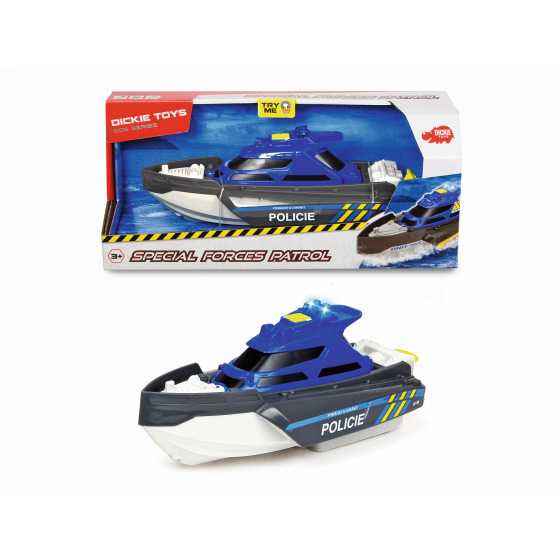Dickie Policejní loď Special Forces, česká verze