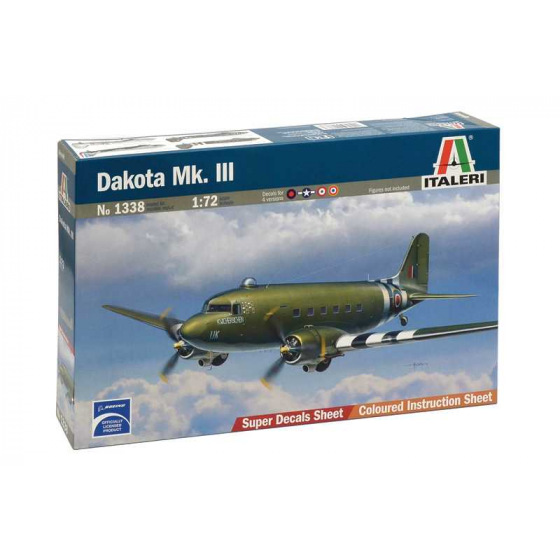 Italeri Model Kit letadlo 1338 - DAKOTA Mk.III (1:72)