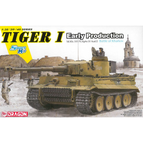 Dragon Model Kit tank 6950 - Tiger I Early Production Battle of Kharkov (Smart Kit) (1:35)