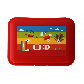 Mac Toys Déco box na občerstvenie červený