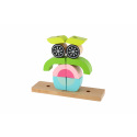 Teddies Skládanka Sova dřevo 19ks v krabici 23x19x6,5cm 18m+