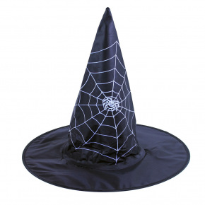 Rappa Detský klobúk čarodejnice/Halloween s pavučinou