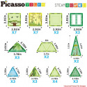 ORBICO Picasso stavebnice Safari Set s 8 zvířaty