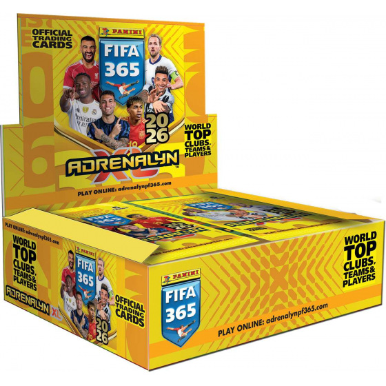 PANINI FIFA 365 2025/2026 - ADRENALYN - karty - BOX (24 ks)