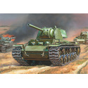 Zvezda Wargames (WWII) tank 6141 - Soviet Heavy Tank KV-1 (1:100)