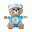 Teddies Medvídek Usínáček modrý plyš na baterie se světlem a zvukem