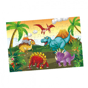 Rappa Puzzle dinozaury maxi 48 elementów 92 x 62 cm