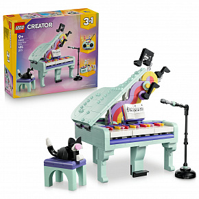 LEGO Creator 3v1 31392 Hudební dekorace: Klavír s kočkou