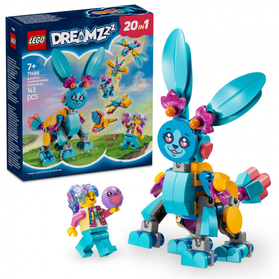 LEGO DREAMZzz™ 71488 Bunchu i kreatywna przygoda ze zwierzętami