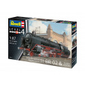 Revell Plastic ModelKit lokomotíva 02171 - Expresná lokomotíva BR 02 & Tender 2'2'T30 (1:87)