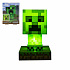Lampička Creeper Minecraft na baterie v krabičce 10,5x14x9cm