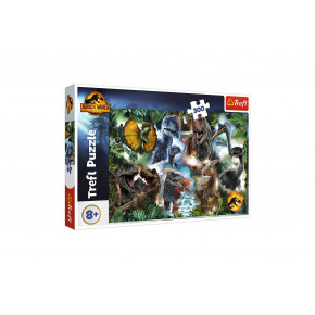 Trefl Puzzle Oblíbení dinosauři/Jurassic World 300dílků 60x40cm v krabici 40x27x4,5cm