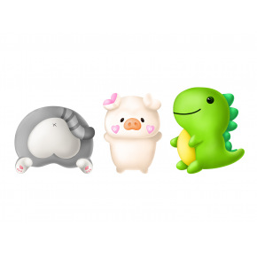 MFP Gifty - 3D sqeeze stickers - mix 1