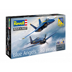 Revell Gift-Set letadla 05613 - F/A-18E & Hellcat (Blue Angels) (80th Anniversary) (1:72)