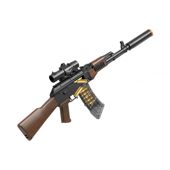 Wiky Puška AK-47 s patronami a pěnovými náboji 91 cm