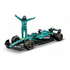 Bburago - RACE Formula F1 s figurkou jezdce, Aston Martin AMR25 (2025) #18 Lance Stroll, 1:24 Bburago - RACE Formula F1 s figurkou jezdce, Aston Martin AMR25 (2025) #18 Lance Stroll, 1:24