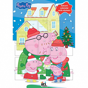 Jiri Models Adventní kalendář se samolepkami Prasátko Peppa Jiri Models Adventní kalendář se samolepkami Prasátko Peppa