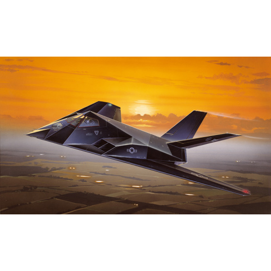 Italeri Model Kit letadlo 0189 - F-117A NIGHTHAWK (1:72)