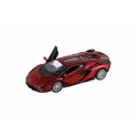 Teddies Auto Kinsmart Lamborghini  Sián FKP 37 kov/plast 13cm 4 barvy na zpětné natažení