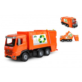 Auto popelář Worxx plast 53cm Mercedes Arocs v krabici 54x26x20cm