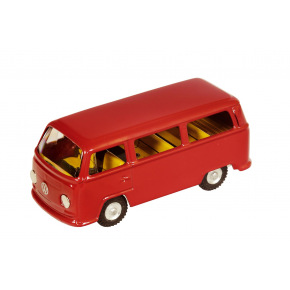 Kovap Auto VW mikrobus T2 červený kov 12cm v krabičke Kovap