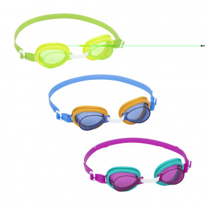 Bestway Okulary pływackie Bestway dla dzieci Essential - mix 3 kolorów (różowy, niebieski, zielony)