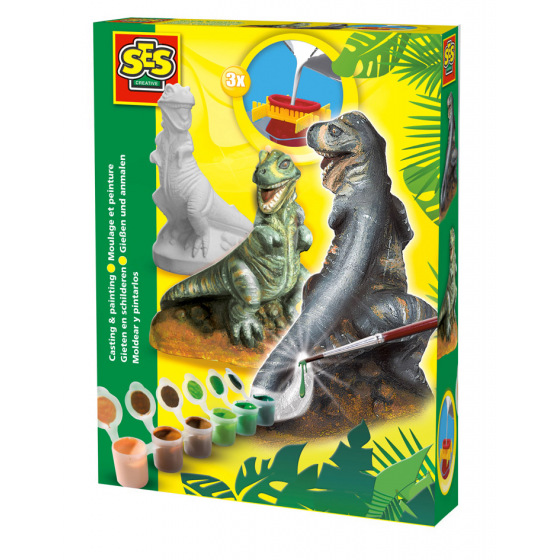 SES Zestaw gipsowy do odlewania - T-rex