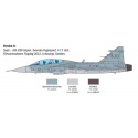 Italeri Model Kit letadlo 2664 - JAS 39 GRIPEN TWIN SEATER (1:48)