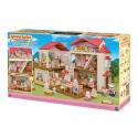 Sylvanian Families 5716 Patrový dům s červenou střechou a se světly, nový