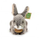 Rappa Plüschhase dunkelgrau liegend 17 cm ECO-FRIENDLY