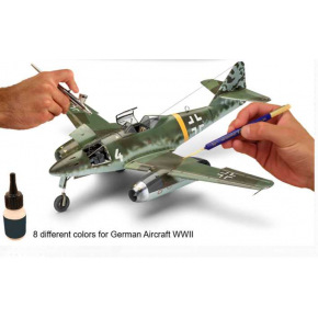 Revell Aqua Color 36200 - Niemieckie samoloty II wojny światowej (8 x 17 ml)