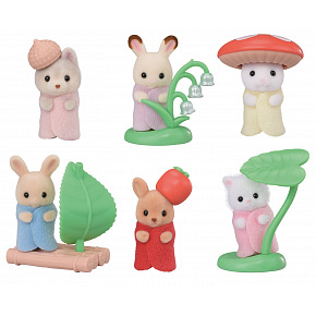 Sylvanian Families assort Baby zvieratká v lesných kostýmoch