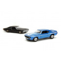 Jada Rychle a zběsile Twin Pack Chevrolet Camaro 1969 a Dodge Charge Wide Body 1968, 1:32 Wave 2/1