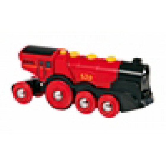 Brio 33592 Mohutná elektrická červená lokomotiva se světly