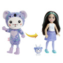 Mattel Barbie CUTIE REVEAL CHELSEA V KOSTÝMU - ZAJÍČEK VE FIALOVÉM KOSTÝMU KOALY