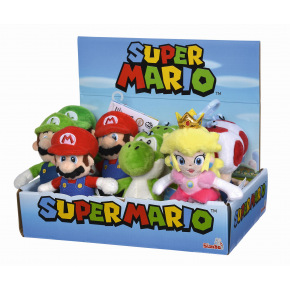 Simba Super Mario plyšová kľúčenka, 12,5 cm, 5 druhov