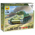 Zvezda Wargames (WWII) tank 6101 - Sovietsky stredný tank T-34/76 (1:100)