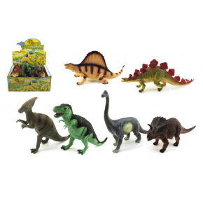 Teddies Dinosaurus plast 40cm mix druhů 6ks v boxu