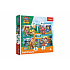 Trefl Puzzle 4v1 Tlapková patrola/Paw Patrol Dino Movie: Příběhy z ostrova dinosaurů v krabici 28x28x6cm