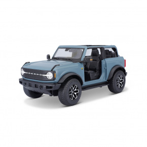 Maisto - 2021 Ford Bronco Badlands (bez drzwi), niebieski, 1:18