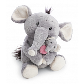 NICI plyš Slon 20 cm s mláďaťom 6 cm - Little & Me NICI plyš Slon 20 cm s mláďaťom 6 cm - Little & Me