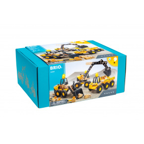 Brio Builder - Pojazdy budowlane Volvo, 3 maszyny